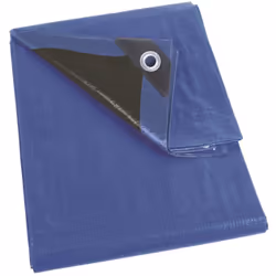Perel Bâche, bâche imperméable, bache de protection extérieur, hivernage, très résistante, 32 œillets, angles renforcés, rect ...