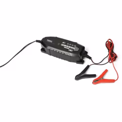 Perel Chargeur de batterie/entretien, pour batteries au plomb-acide 6 V/12 V et batteries LiFePO4 12 V, IP65, avec affichage ...