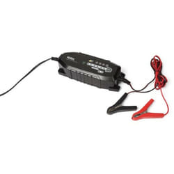 Perel - Chargeur de batterie/entretien, pour batteries au plomb-acide 6 V/12 v et batteries LiFePO4 12 v, IP65, avec affichage d'état de charge led,