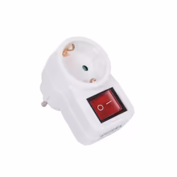 Velleman EB1SWN-G, Type F, Blanc, Polypropylène (PP), IP20, 3500 W, 4,6 mm