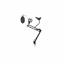 idéal pour la radiodiffusion,voice-over, scène, … • fixez le pied de table à une table ou à une autre surface plane avec la v ...