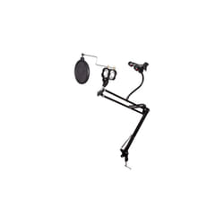 Velleman - pied de table pour microphone avec support pour smartphone - réglable HQMS10010