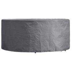 Housse d'extérieur pour ensemble de jardin, gris, rond, ø 260 cm x 85 cm - Perel