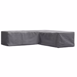 Perel Housse d'extérieur pour ensemble de jardin, gris, forme L, 300 cm x 300 cm x 70 cm Vous souhaitez profiter au maximum d ...