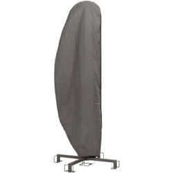 Perel - Housse d'extérieur pour parasol à bras libre ø max. 3.5 m, gris, 260 cm x 86 cm