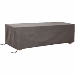 Perel Housse de protection pour table max. 300 cm, housse hivernage salon, bâche, housse extérieure mobilier de jardin, gris, ...