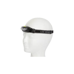Lampe frontale avec 3 leds blanches ultralumineuses Perel EHL7N