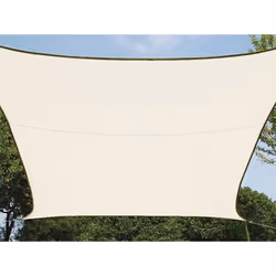 Perel GSS4320CR, Rectangulaire, Crème, Polyester, 160 g/m², Anneau en D, Lavage en machine