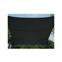 Voile solaire perméable - carré - 3.6 x 3.6 m - couleur: anthracite GSS4360PEC RI17323