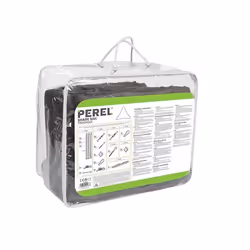 Perel GSS3360PEC, Triangle, Charbon de bois, Polyester, 180 g/m², Anneau en D, 5,6 m²