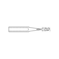 Panne De Fer à Souder - Forme De Burin - 1 2 Mm (3/64'')