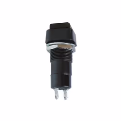 Velleman R1823C/125, Bouton-poussoir, Noir, 125 V, 3 A