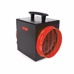 Velleman IH0004, Chauffage de ventilateur électrique, 1,5 m, IP24, Intérieure, Sol, Rouge