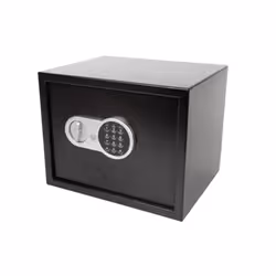 Perel BG90019, Noir, Code, Clé, 27 L, Acier, Batterie, AA