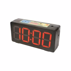 Description générale Découvrez cette horloge LED moderne, équipée d'un grand affichage numérique de 10 cm, facilitant la lect ...