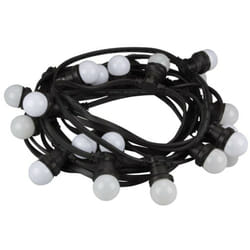 Perel - HQ-Power Guirlande lumineuse, 20 ampoules led, blanc chaud, E27, pour intérieur et extérieur, 11 m