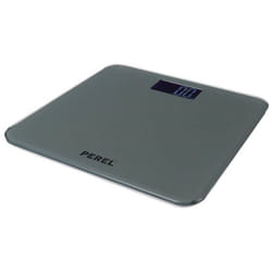 Perel Pèse-personne de salle de bain numérique 180 kg Gris