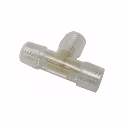 Connecteur en forme de 't' pour flexibles lumineux et flexibles lumineux à led - 1 pc