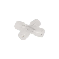 CONNECTEUR EN FORME DE X POUR FLEXIBLES LUMINEUX et FLEXIBLES LUMINEUX À LED - 1 pc