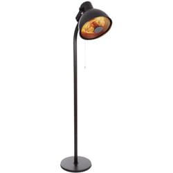 Perel - Radiateur extérieur - modèle sur pied - 2000 w - forme de lampe