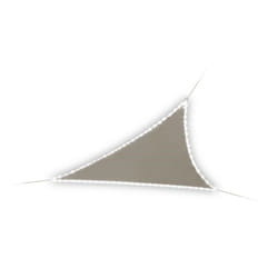 Perel GSST36MLEDSP Voile d'ombrage Triangle Taupe