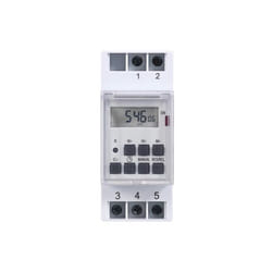 Perel EDIN305N minuteur électrique Gris Programmateur journalier/hebdomadaire