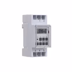 Perel EDIN305N minuteur électrique Gris Programmateur journalier/hebdomadaire