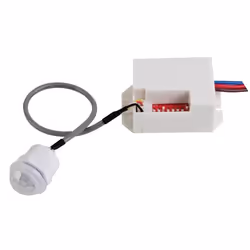 Perel EMS106, Avec fil, 8 m, Plafond, Blanc, 2000 lux, 100°