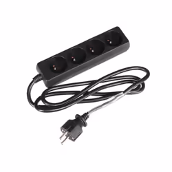 Perel EB4STBNHQ, 1,5 m, Intérieur &amp; extérieur, Type E, Type E, IP20, Polypropylène (PP)