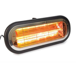 Perel - Chauffage de terrasse/parasol, 2000 w, low glare, avec interrupteur, avec support pour montage au mur et plafond, résistant aux