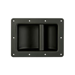 Poignée robuste pour enceintes, noir métallique, 220 x 160mm