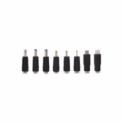 set de 8 connecteurs universels pour connecteur DC mâle 2.1 x 5.5 mm • idéal pour usage avec les adaptateurs PSS6EXXXXX