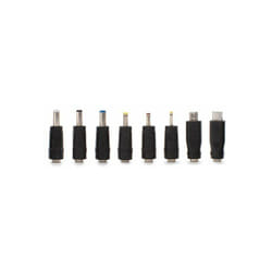 Jeu de 8 connecteurs dc universels pour connecteur mâle 2 1 x 5 5 mm