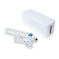 Perel EB5WSWO multiprise 1,5 m 5 sortie(s) CA Intérieure Blanc