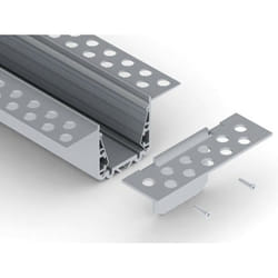 LEDsON Embout pour profilé de plaque de plâtre RPL35US, sans trou de câble