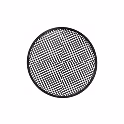 Ø: 12 (30.5cm) • couleur: noir • matériau: maille métallique noire entourée de caoutchouc
