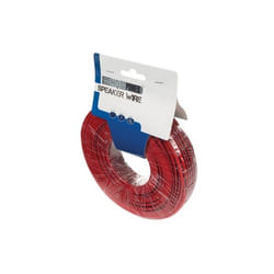 HQ-Power Câble haut-parleur 2x050mm² 100 mètres rouge noir rouleau cuivre OFC pur câble audio pour enceintes