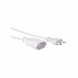 CÂBLE D'ALIMENTATION BLANC CEE 7/16 "FICHE EURO"+ C7 L:1.8 m H03VVH2-F 2G0.75 mm² Caractéristiques Physiques Longueur du Câbl ...