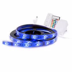 Perel Ensemble avec bande LED intelligente WiFi, 450 LEDs, luminosité et température de couleur réglables, 5 mètres de long,  ...