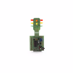 Feu de signalisation miniature avec 12 LED. Fonctionnement réaliste avec temporisation réglable. 12 LED. Ideal comme jouet et ...