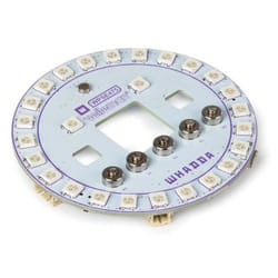 Whadda - Shield anneau led rgb pour micro:bit, 26 leds, microphone, buzzer, programmation facile