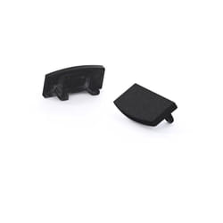 Velleman - capuchon en aluminium pour ruban led SL7 - sans trou de câble - noir EC-SL7B-H3