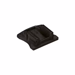 CAPUCHON EN ALUMINIUM POUR RUBAN LED SL15 - SANS TROU DE CÂBLE - NOIR