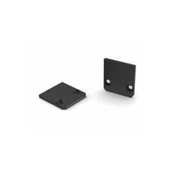 Velleman - capuchon de terminaison pour profilé led SL15FL - sans trou de câble - aluminium anodisé - noir EC-SL15BFL-H3