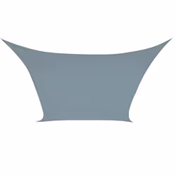 Perel GSS4430BG, Rectangulaire, Gris clair, Polyester, 160 g/m², Anneau en D, 12 m²