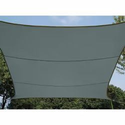 Perel GSS4360GG Voile d'ombrage Rectangulaire Vert, Gris