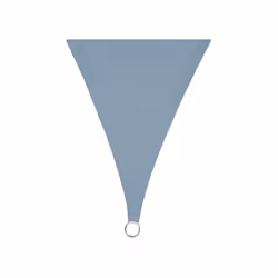 Perel GSS3360BG Voile d'ombrage Triangle Gris clair