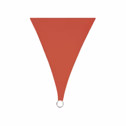 Perel GSS3360TR Voile d'ombrage Triangle Terre cuite