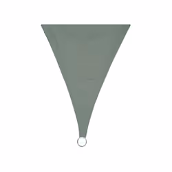 Perel GSS3360GG Voile d'ombrage Triangle Vert, Gris