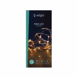 Velleman V-MAI-12-S-24V-UW-CW, 120 lampe(s), LED, Blanc chaud, Intérieur & extérieur, Cuivre, Transparent, Secteur